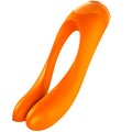 SATISFYER - VIBRATEUR DOIGTS CANDY CANE ORANGE