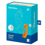 SATISFYER - VIBRATEUR DOIGTS CANDY CANE ORANGE