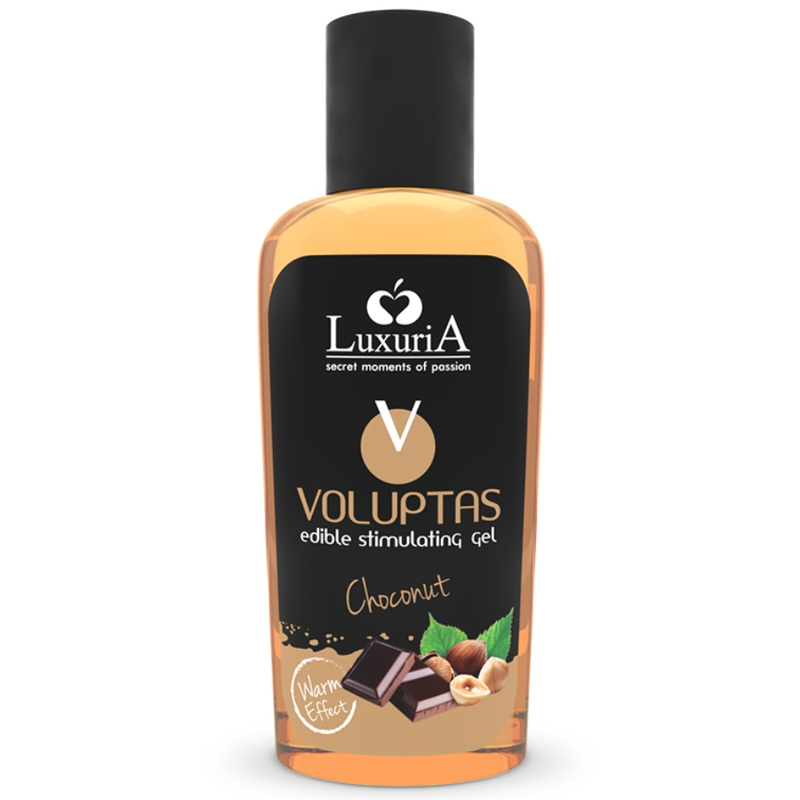 INTIMATELINE LUXURIA - VOLUPTAS GEL MASSAGGIO COMMESTIBILE EFFETTO RISCALDANTE - CHOCONUT 100 ML