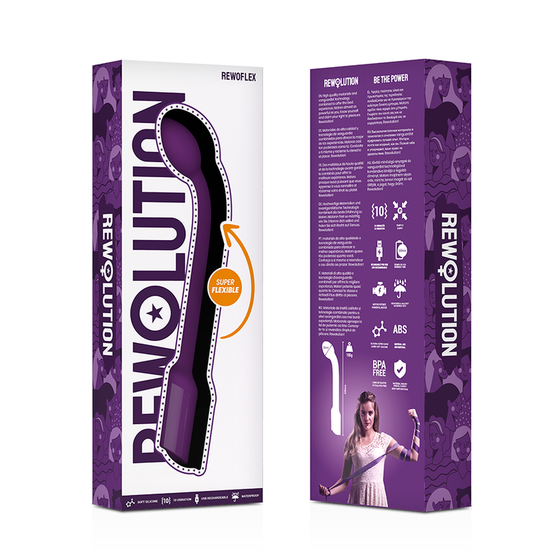 REWOLUTION - REWOFLEX VIBRATORE STIMOLATORE PER PUNTO G FLESSIBILE