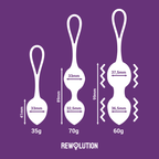 REWOLUTION - REWOBEADS SFERE VIBRANTI TELECOMANDATE CON TECNOLOGIA WATCHME