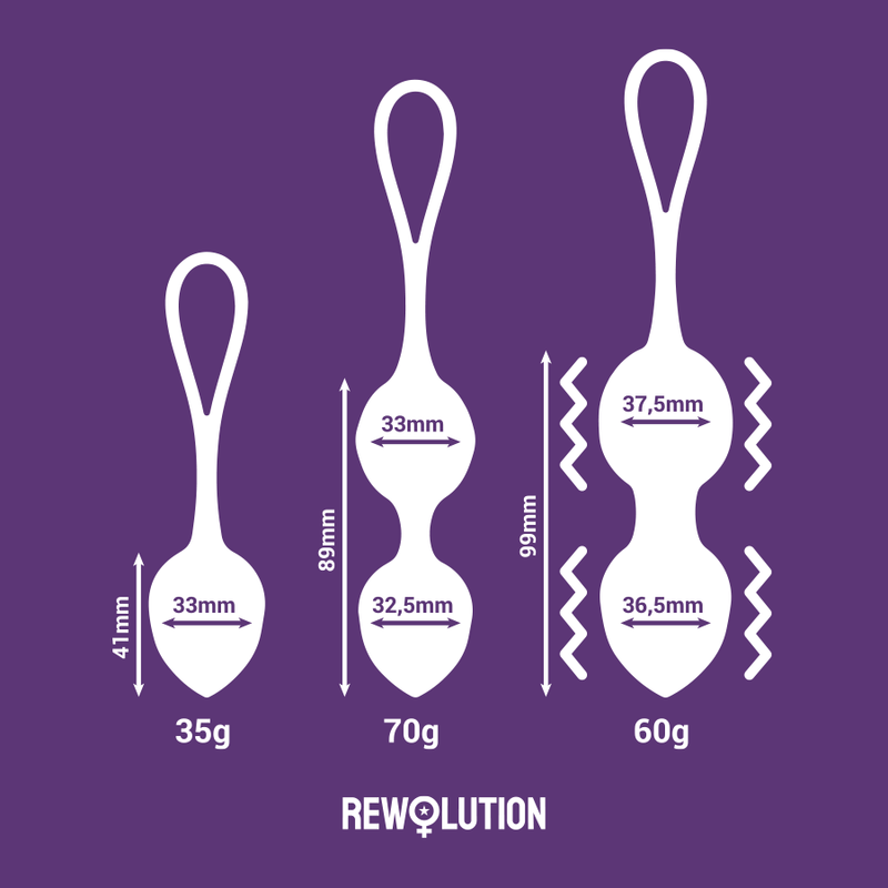 REWOLUTION - REWOBEADS SFERE VIBRANTI TELECOMANDATE CON TECNOLOGIA WATCHME