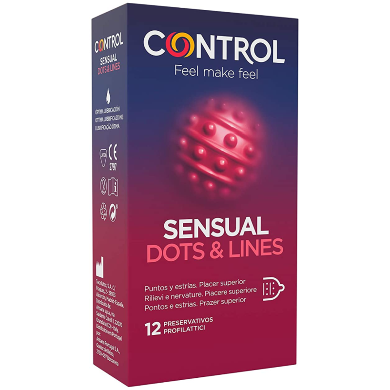CONTROL - SENSUAL POINTS & LINES POINTS AND STRETCH MARKS 12 UNITS