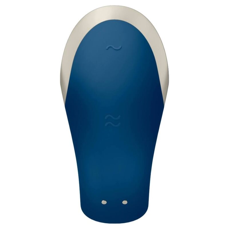 SATISFYER - VIBRATORE DOPPIO LOVE LUXURY PARTNER BLU