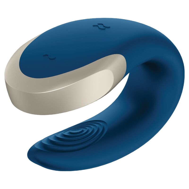 SATISFYER - VIBRATORE DOPPIO LOVE LUXURY PARTNER BLU