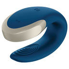 SATISFYER - VIBRATORE DOPPIO LOVE LUXURY PARTNER BLU