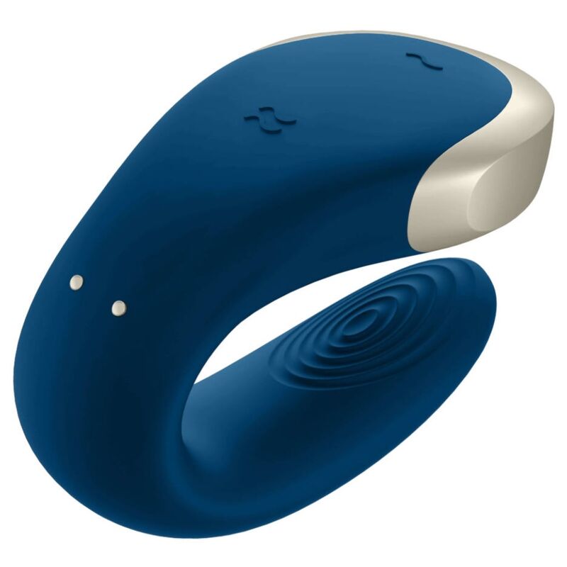 SATISFYER - VIBRATORE DOPPIO LOVE LUXURY PARTNER BLU