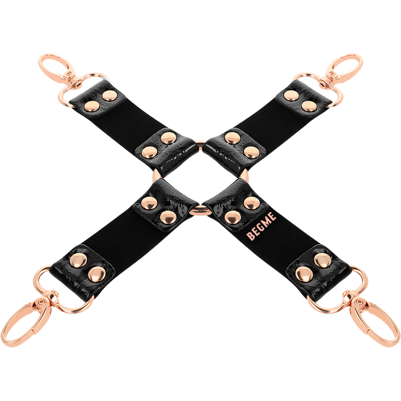 BEGME - BLACK EDITION CRAVATTA IN PELLE VEGANA