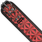 BEGME - COLLARE IN PELLE VEGANA PREMIUM EDIZIONE ROSSA CON FODERA IN NEOPRENE