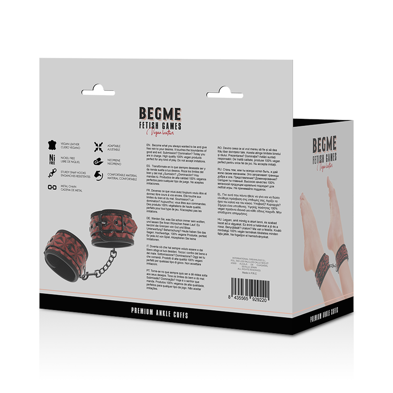 BEGME - CAVIGLIERE PREMIUM EDIZIONE ROSSA CON RIVESTIMENTO IN NEOPRENE