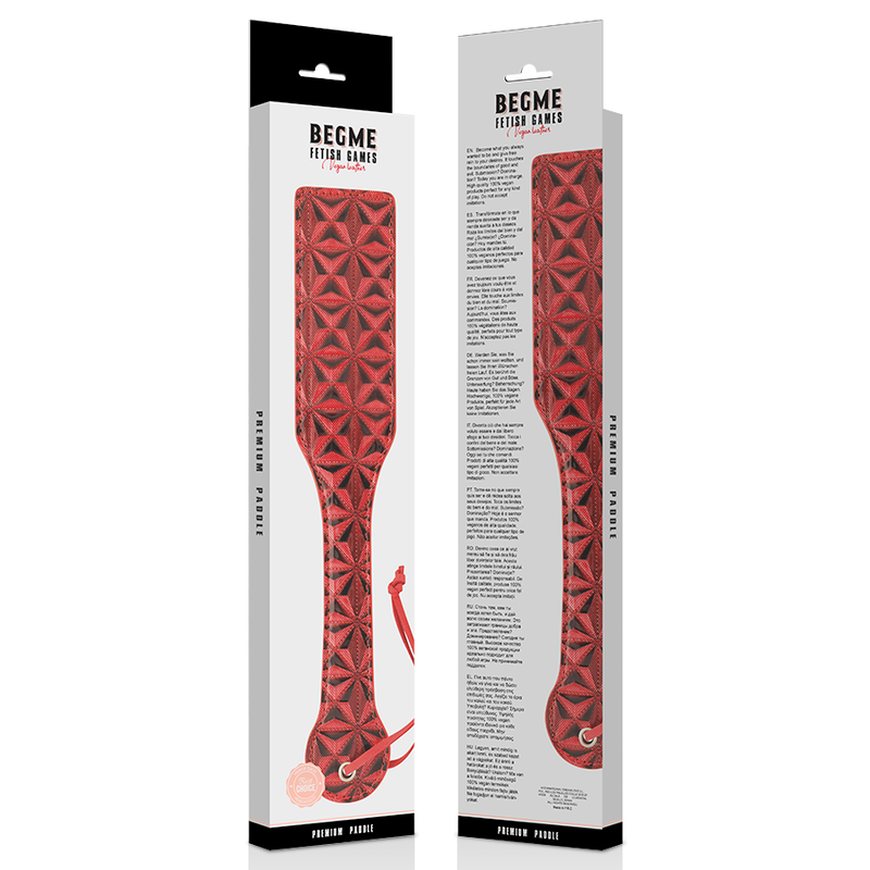 BEGME - BORSA IN PELLE VEGANA RED EDITION