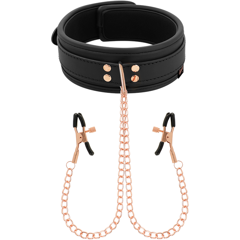 COQUETTE CHIC DESIRE - COLLANA CON CLIP A VENTAGLIO FANTASIA CON FODERA IN NEOPRENE