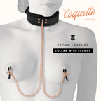 COQUETTE CHIC DESIRE - COLLANA CON CLIP A VENTAGLIO FANTASIA CON FODERA IN NEOPRENE