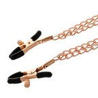 COQUETTE CHIC DESIRE - PINZETTE PER CAPEZZOLI FANTASIA IN METALLO CON CATENELLA