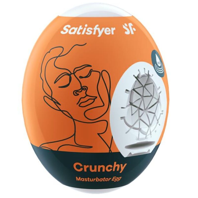 SATISFYER - HUEVO MASTURBADOR CRUNCHY