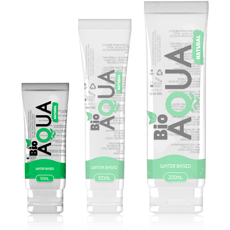 BIOAQUA - LUBRIFICANTE A BASE D'ACQUA CON INGREDIENTI NATURALI 50 ML