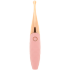 OHMAMA - STIMOLATORE CLITORIDEO RICARICABILE 36 MODALITÀ ROSA-ORO ROSA