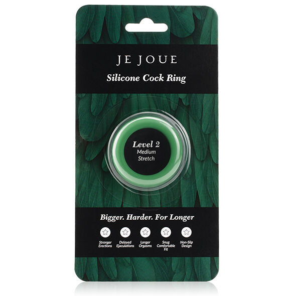JE JOUE - ANILLO DE SILICONA VERDE ESTIMULACIÓN MEDIA