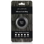 JE JOUE - ANILLO PENEANO DE SILICONA EXTENSIÓN MÁXIMA - NEGRO