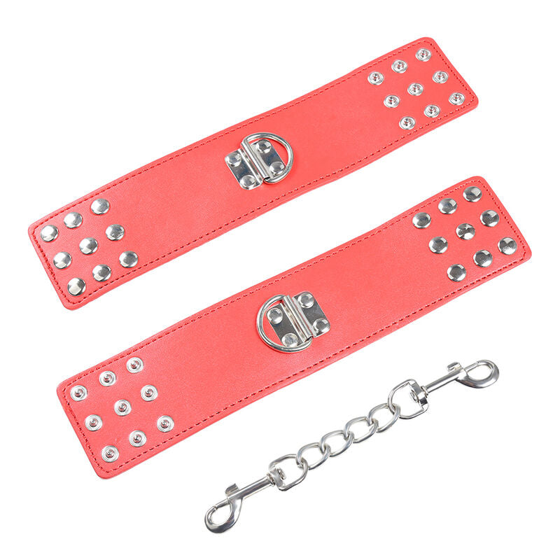 OHMAMA FETISH - MANETTE ROSSE CON CHIUSURA A PRESSIONE