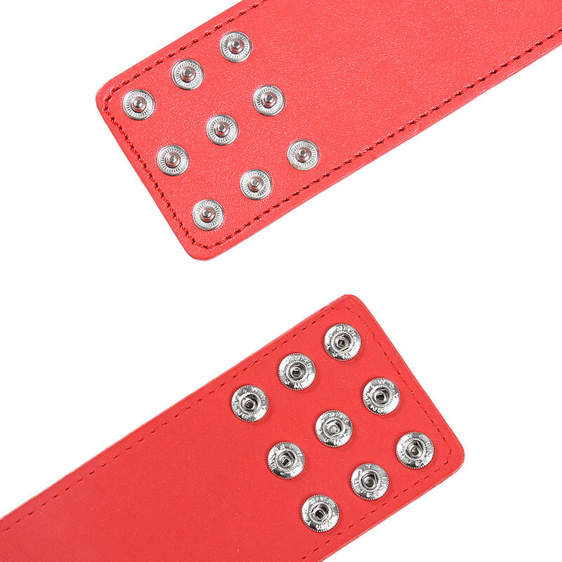 OHMAMA FETISH - MANETTE ROSSE CON CHIUSURA A PRESSIONE