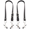 OHMAMA FETISH - PINZAS PARA CLÍTORIS CON CORREAS PARA LAS PIERNAS