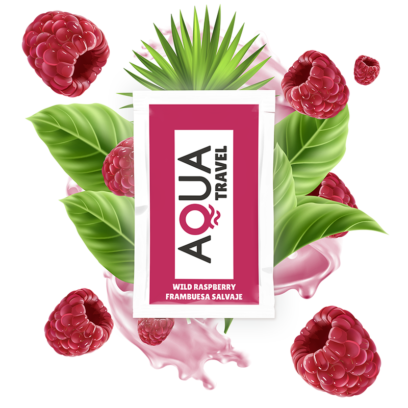 AQUA TRAVEL - LUBRIFICANTE A BASE ACQUA AL GUSTO DI LAMPONE SELVATICO 6 ML