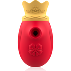 INTENSE - STIMOLATORE CLITORIDEO 10 MODALITÀ DI ASPIRAZIONE E LECKATA - ROSSO