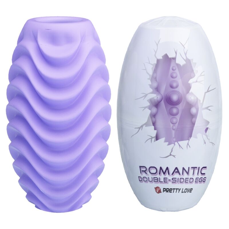 PRETTY LOVE - UOVO MASTURBATORE LILAS DOPPIA FACCIA