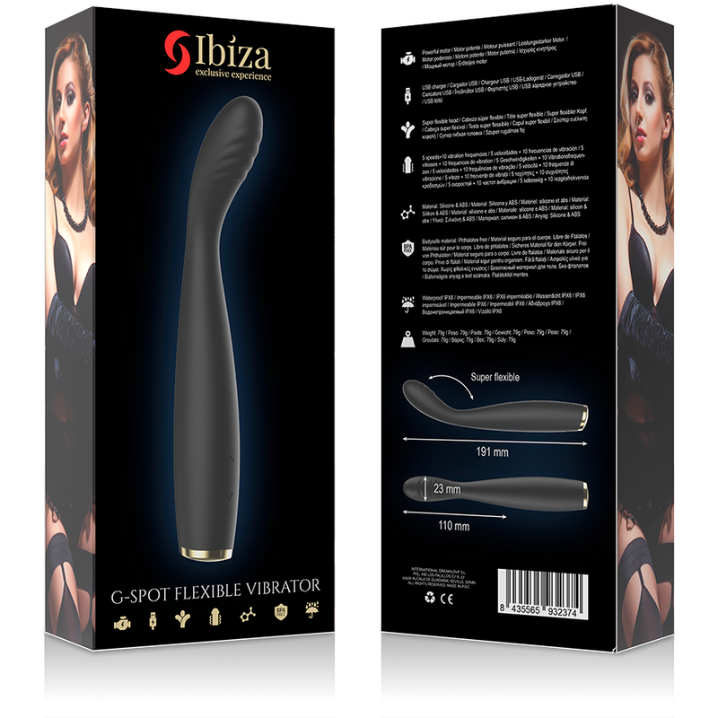 IBIZA - VIBRATORE FLESSIBILE POTENTE SPECIALE PUNTO G