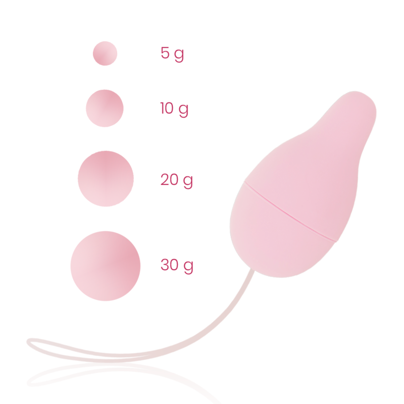 OHMAMA - SISTEMA DI PESI KEGEL PER IL RAFFORZAMENTO DEL PAVIMENTO PELVICO