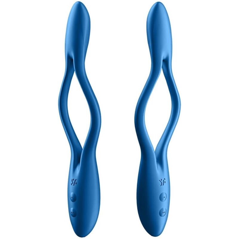 SATISFYER - VIBRATORE MULTI ELASTICO GAME BLU