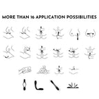 SATISFYER - VIBRATORE MULTI ELASTICO GAME BLU