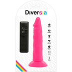 DIVERSIA - PINK SOFT VIBRATING DILDO 23 CM -O- 4.3 CM