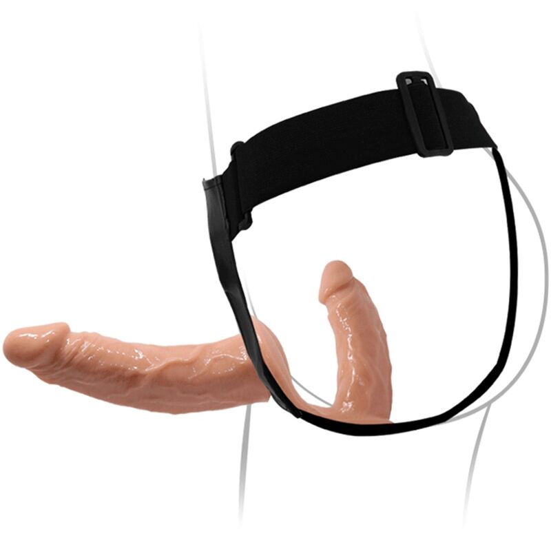 BAILE - ULTRA PASSIONATE DOUBLE DILDOES WITH HARNESS
