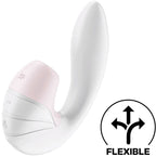 SATISFYER - SUPERNOVA ESTIMULADOR POR PULSOS DE AIRE Y VIBRACIÓN BLANCO