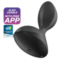 SATISFYER - APLICACIÓN DE PLUG VIBRANTE SWEET SEAL NEGRO