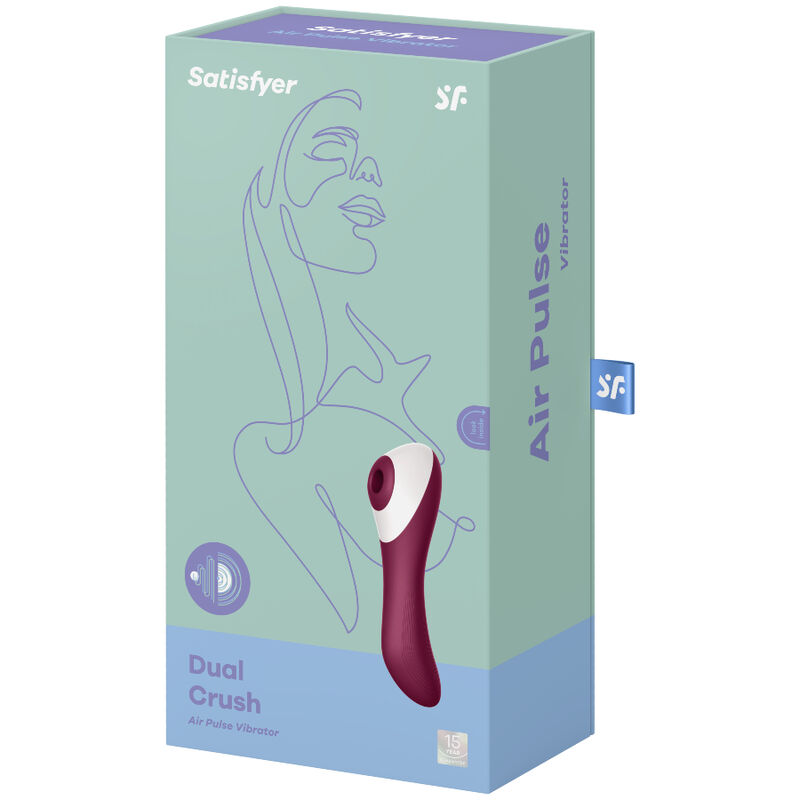 SATISFYER - VIBRATORE A IMPULSI D'ARIA DUAL CRUSH