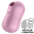 SATISFYER - ESTIMULADOR Y VIBRADOR DE IMPULSOS DE AIRE COTTON CANDY LILAC