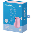 SATISFYER - ESTIMULADOR Y VIBRADOR DE IMPULSOS DE AIRE COTTON CANDY LILAC