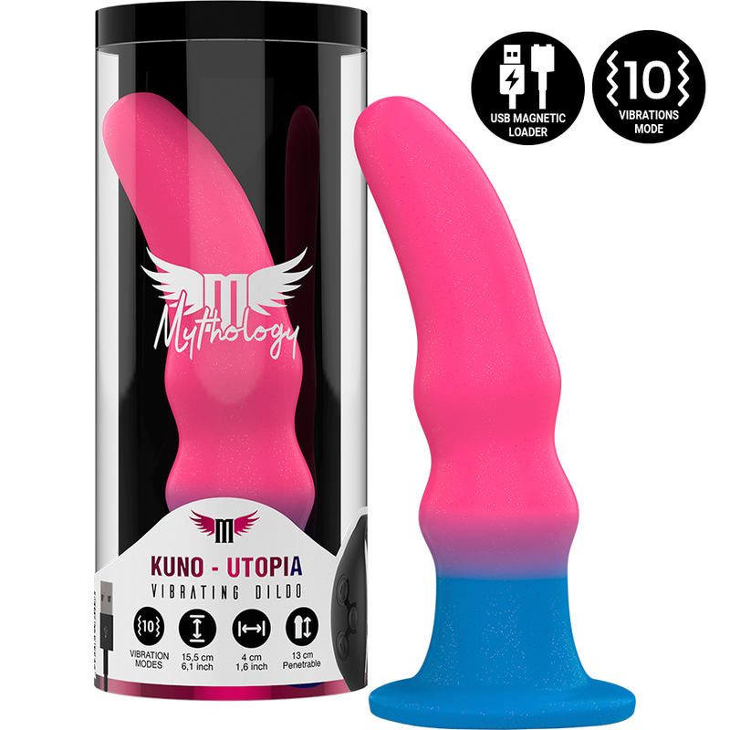 MYTHOLOGY - KUNO UTOPIA DILDO M - VIBRADOR COMPATIBLE CON LA TECNOLOGÍA INALÁMBRICA WATCHME