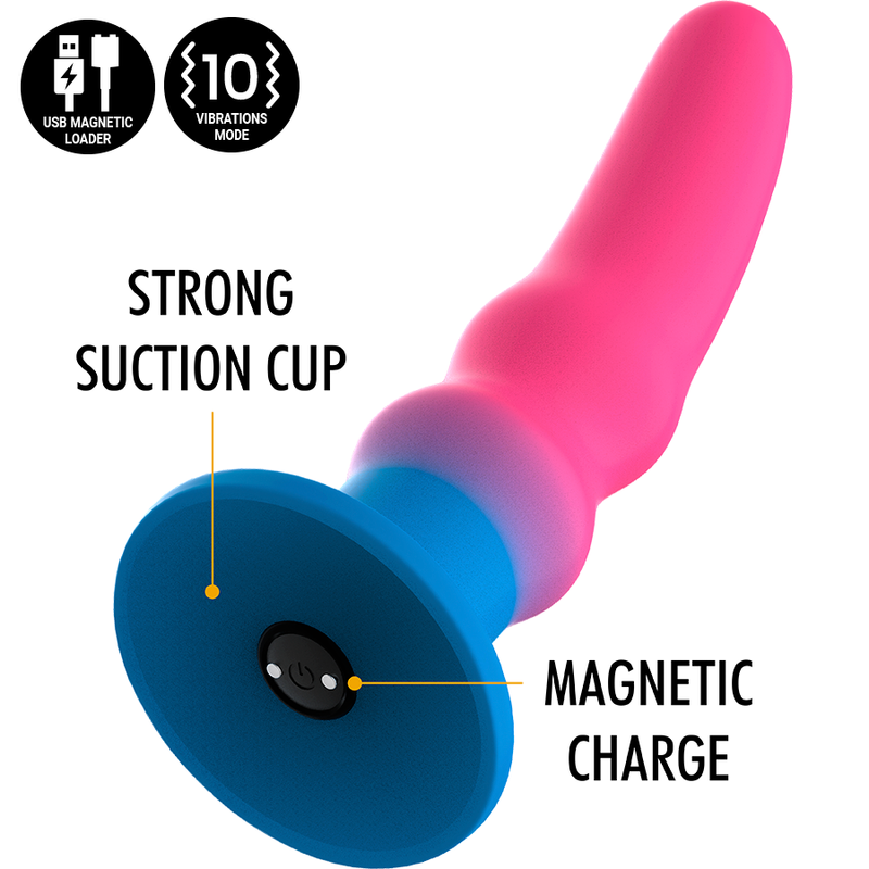 MYTHOLOGY - KUNO UTOPIA DILDO M - VIBRADOR COMPATIBLE CON LA TECNOLOGÍA INALÁMBRICA WATCHME