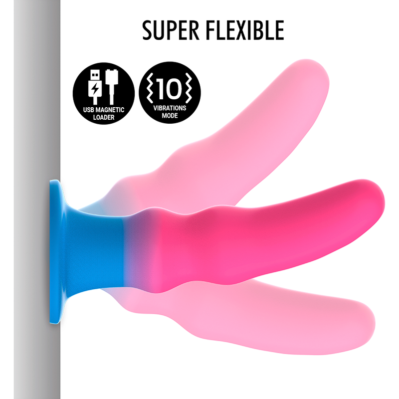 MYTHOLOGY - KUNO UTOPIA DILDO M - VIBRADOR COMPATIBLE CON LA TECNOLOGÍA INALÁMBRICA WATCHME