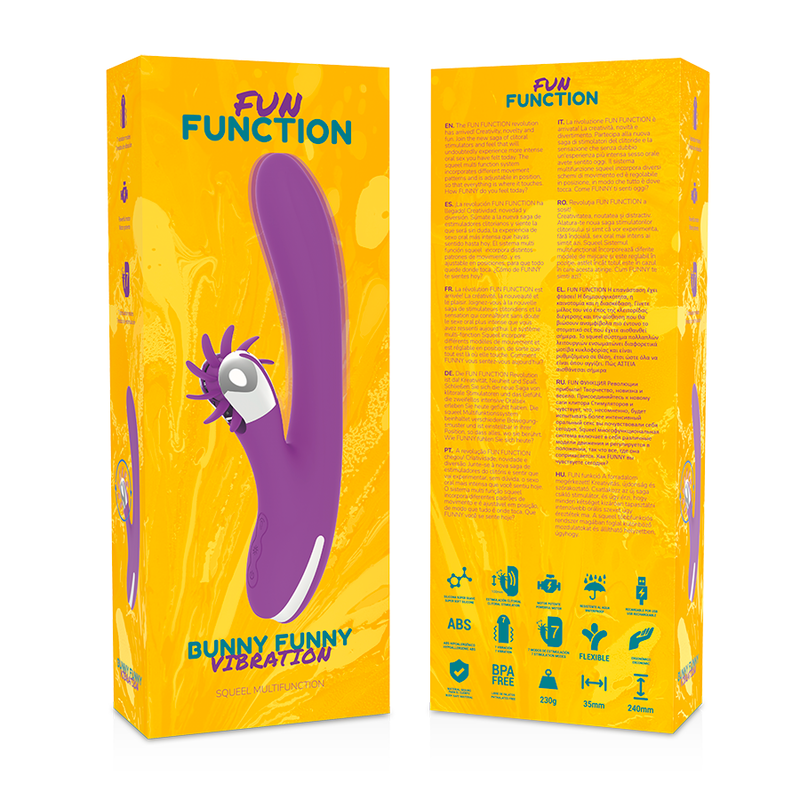 FUN FUNCTION - VIBRADOR DIVERTIDO CONEJITO 2.0