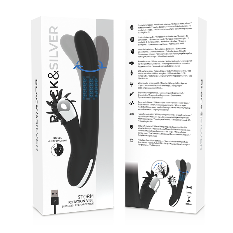 BLACK&SILVER - VIBRAZIONE A ROTAZIONE A TEMPESTA DI CONIGLIO