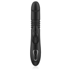 BLACK&SILVER - VIBRATORE KENJI RABBIT UP & DOWN + TELECOMANDO WATCHME