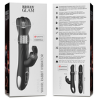 BRILLY GLAM - MOEBIUS VIBRATORE RABBIT E ROTANTE + TELECOMANDO WATCHME