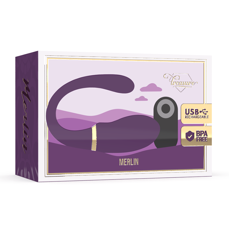 TREASURE - MERLIN REMOTE CONTROL DOUBLE COUPLE VIBRATOR