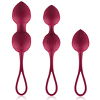 CICI BEAUTY - SET DI 3 PERLE DI KEGEL VIBRANTI IN SILICONE PREMIUM CON TELECOMANDO