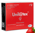 UNILATEX - PRESERVATIVOS ROJOS / FRESA 144 UNIDADES